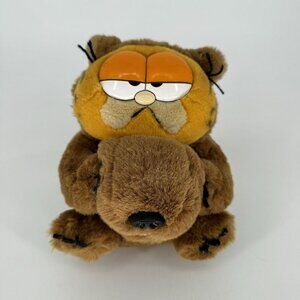 Vintage Garfield UFS Plush Cat Cartoon Strip Grizzly Bear Outfit Costume‎ Brown